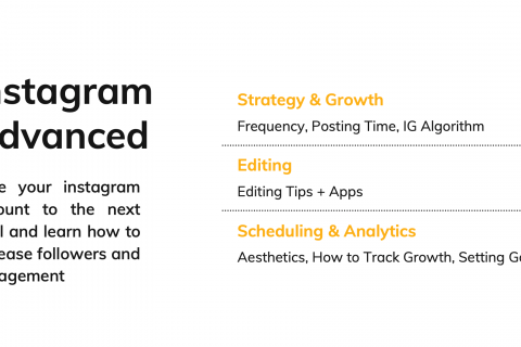 Instagram Training Advanced -