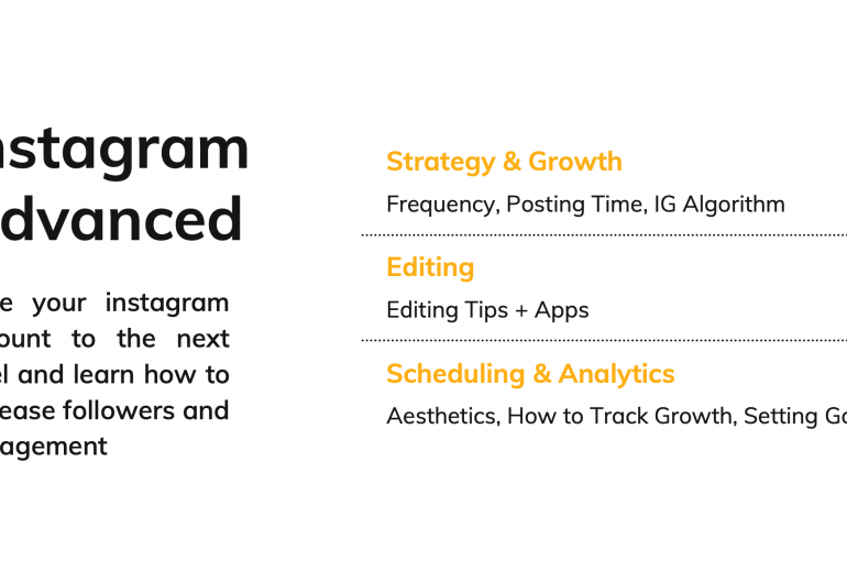 Instagram Training Advanced -